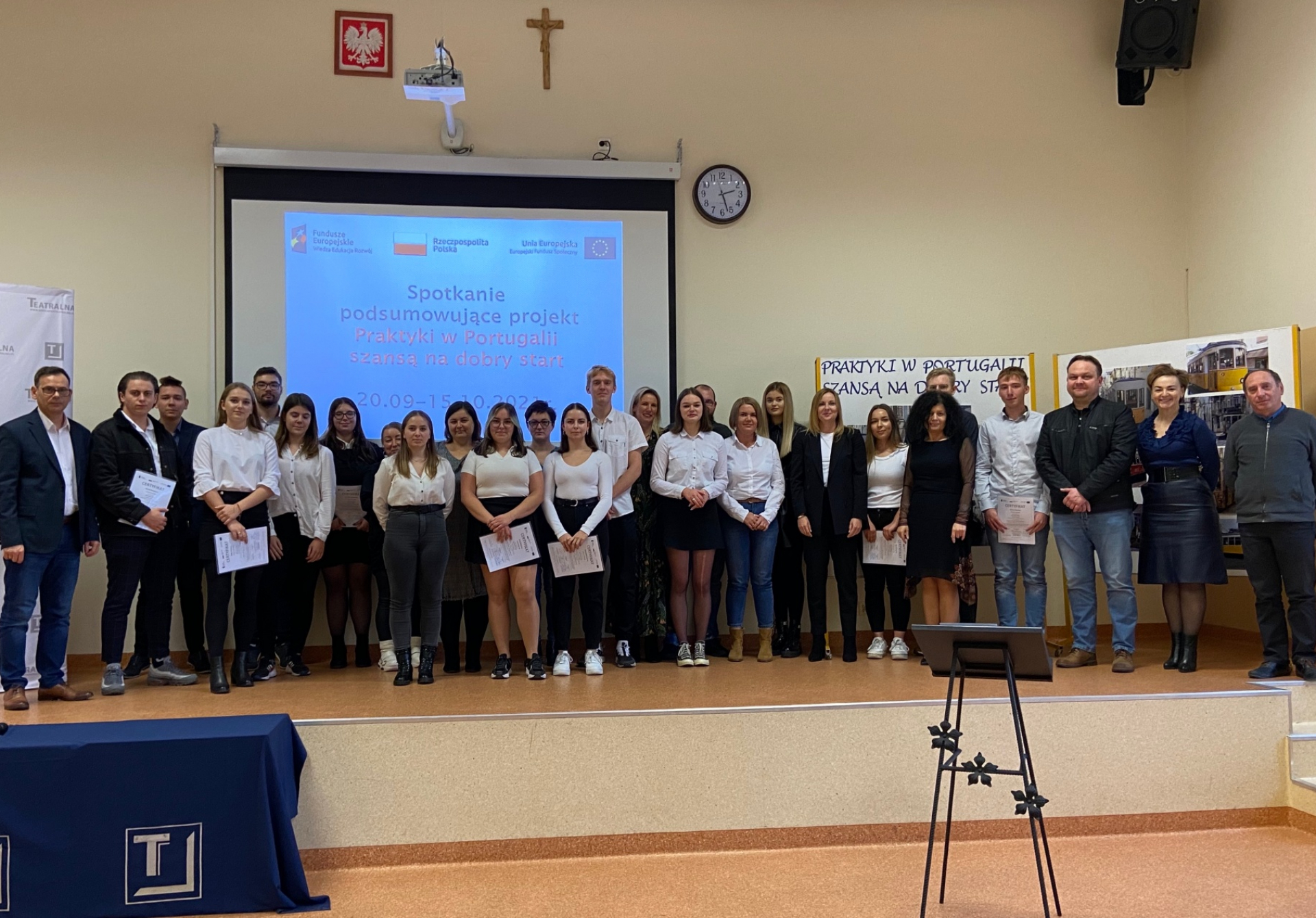 Uroczystość wręczenia certyfikatów i dokumentów Europass - Mobilność 