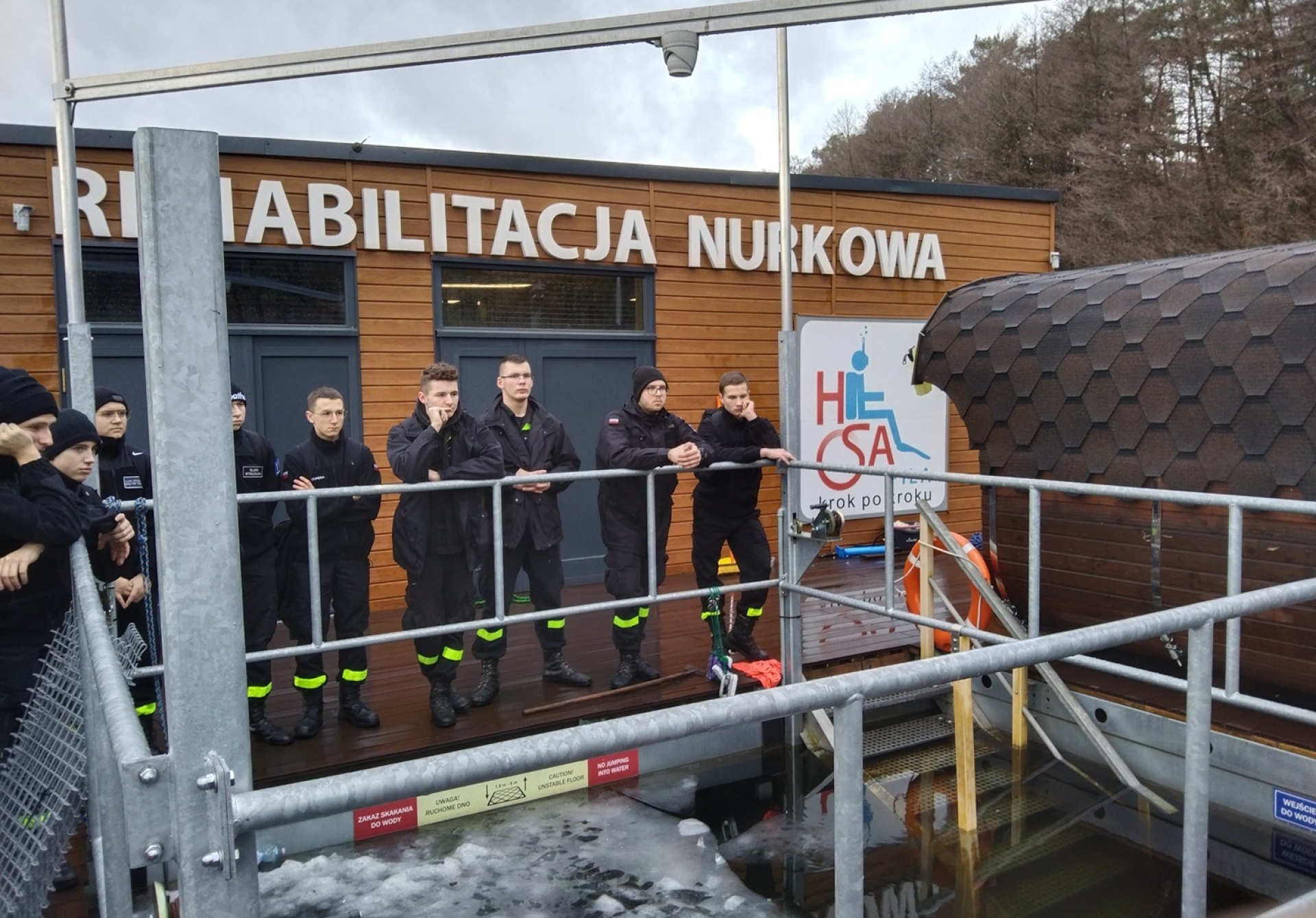 Lekcja w terenie dla grup strażackich