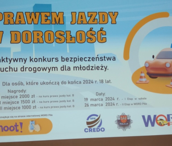 Konkurs „Z prawem jazdy w dorosłość"