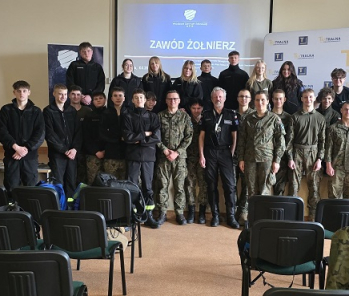 Uczniowie naszej szkoły poznali możliwości służby w Wojsku Polskim